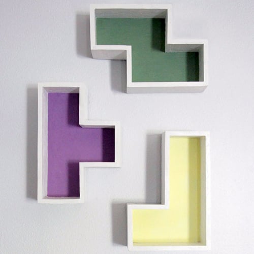 DIY Tetris Shelves