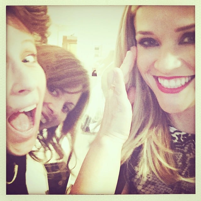 Reese Witherspoon got ready for a movie premiere in London. 
Source: Instagram user reesewitherspoon