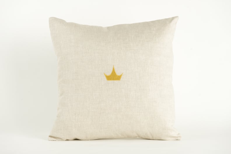 Disney Princess x POPSUGAR Crown Decor Pillow