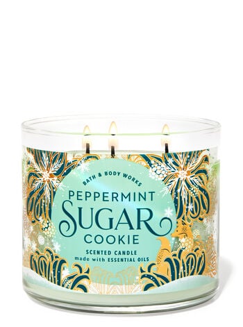 Peppermint Sugar Cookie Three-Wick Candle