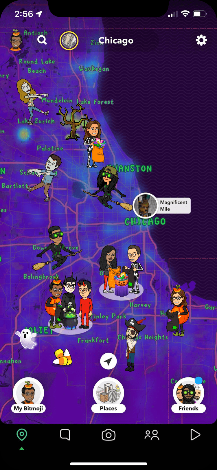 A Spooky Snap Map