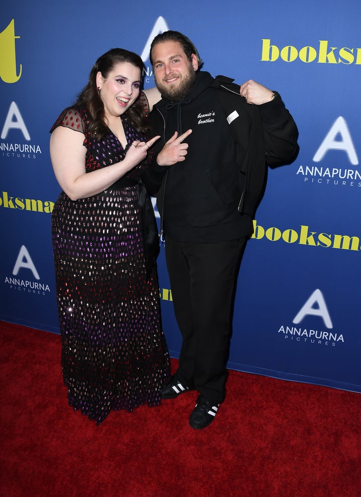 Jonah Hill and Beanie Feldstein at the LA Screening of Booksmart in