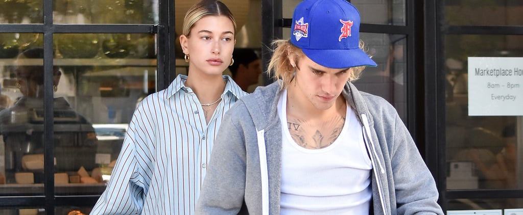 Hailey Baldwin Oversize Button Down and Boots 2018