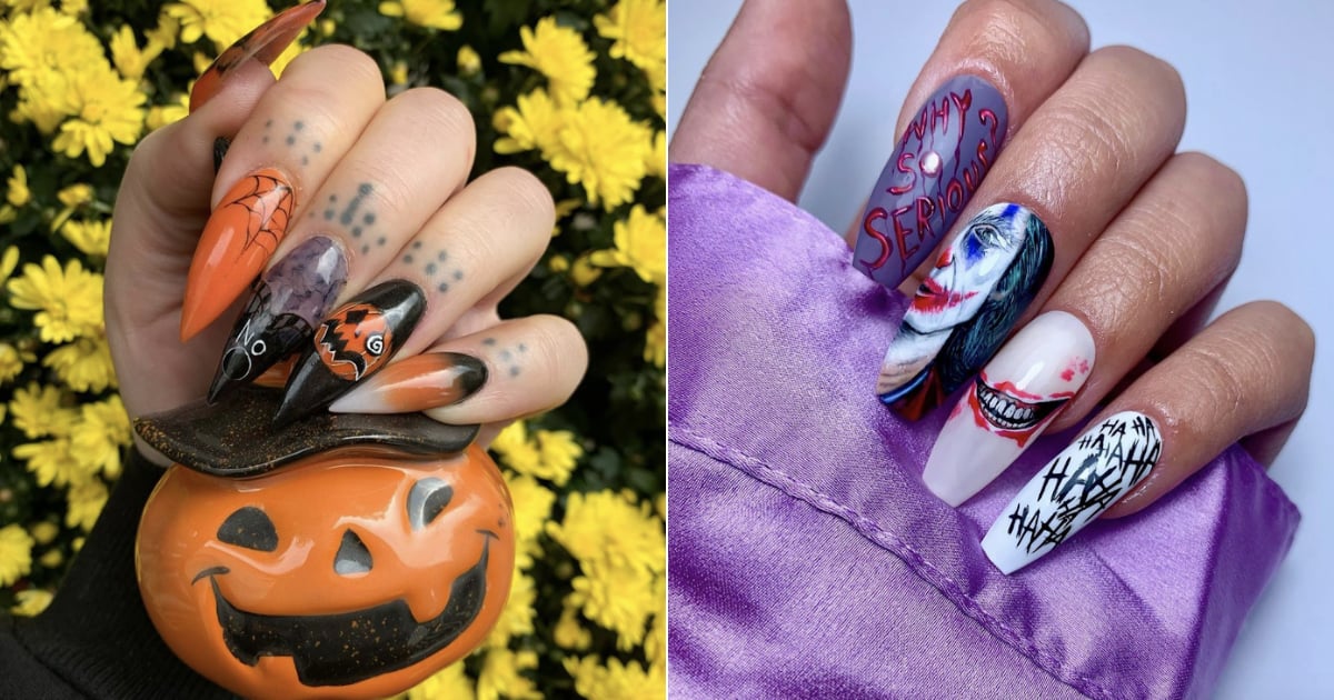 This Halloween Nail Art Is So Detailed, You'll Think It's ...