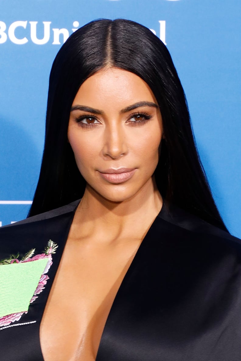 Kim Kardashian's No-Makeup Makeup in 2017