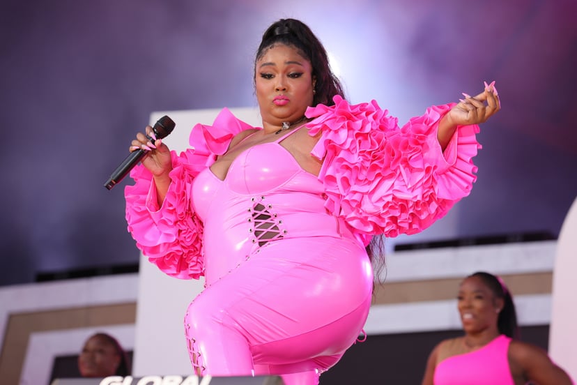 NEW YORK, NEW YORK - SEPTEMBER 25: Lizzo performs onstage during Global Citizen Live, New York on September 25, 2021 in New York City. (Photo by Theo Wargo/Getty Images for Global Citizen)