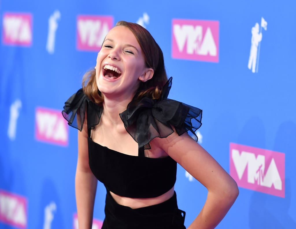 Millie Bobby Brown at the 2018 MTV VMAs