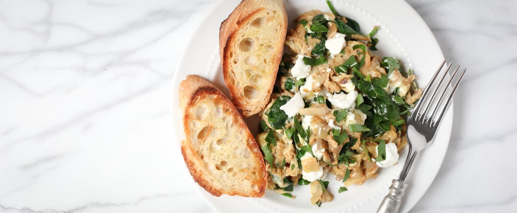 Scrambled Eggs With Spinach and Artichokes