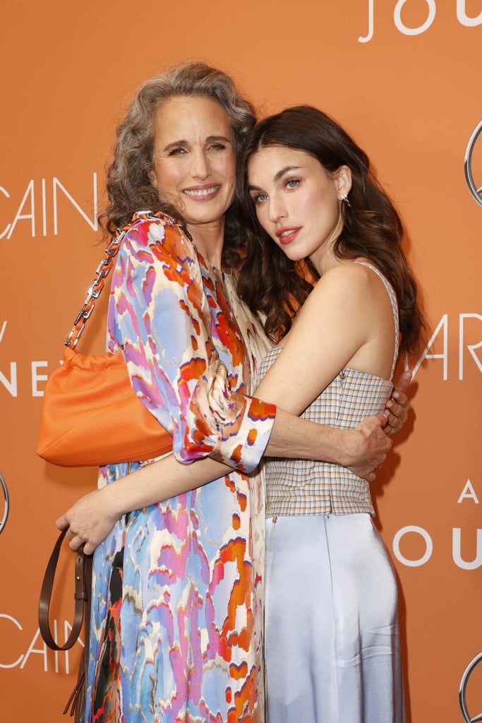 Andie Macdowell And Daughter Rainey Qualley At Fashion Show Popsugar