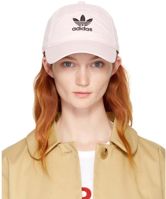 adidas Pink Relaxed Strapback Cap