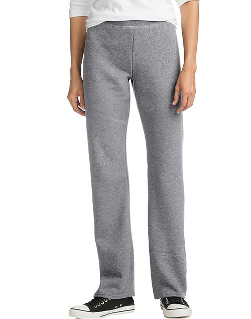 Hanes ComfortSoft EcoSmart Open Bottom Leg Fleece Sweatpants