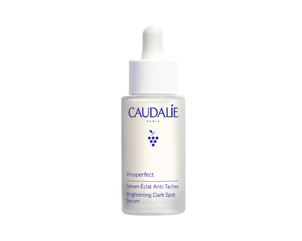 Caudalie Vinoperfect Brightening Dark Spot Serum Vitamin C Alternative ($82)
Inspired by an old French tradition of rubbing grapevine sap on the skin, the new Caudalie Vinoperfect Brightening Dark Spot Serum Vitamin C Alternative uses a patented natural extract derived from vine sap (Viniferine) to help diminish and prevent the appearance of dark spots. Alongside this effective alternative to vitamin C, olive squalane helps deliver moisture to the skin, quickly boosting radiance.