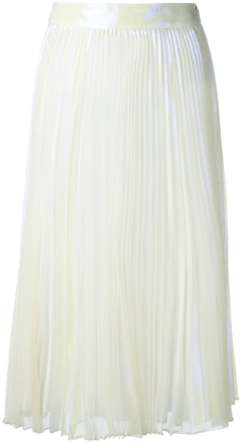 Iridescent Pleated Skirt