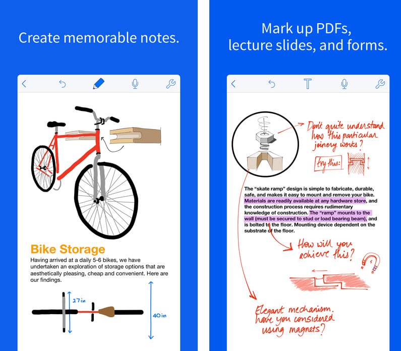 rotate pdf notability ipad