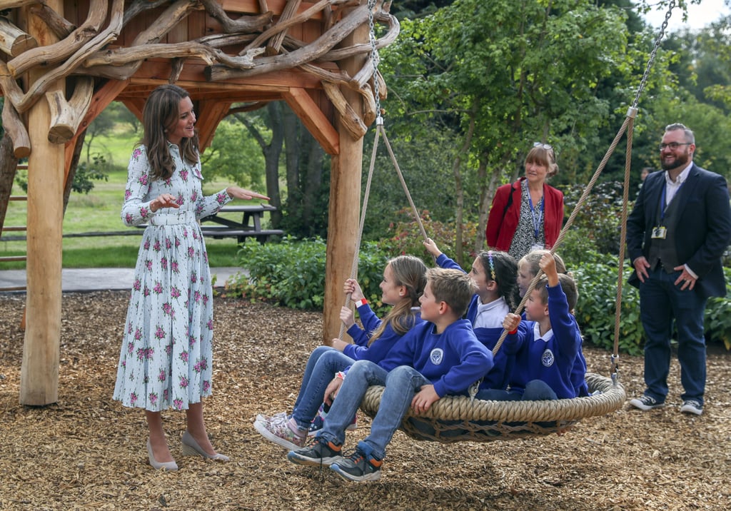 Kate Middleton Visits Back to Nature Garden at RHS Wisley