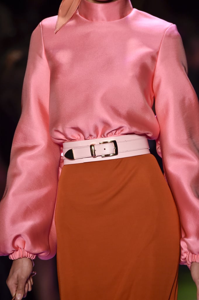 A Belt on the Brandon Maxwell Runway at New York Fashion Week