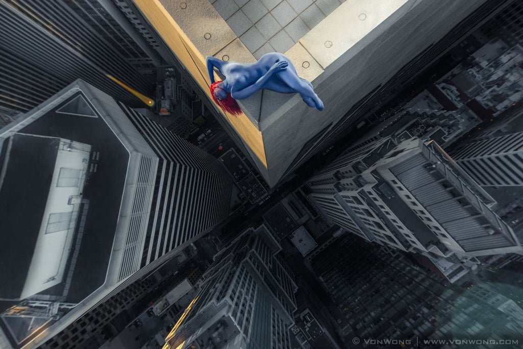 Real Superheroes Pose 40 Stories Above San Francisco
