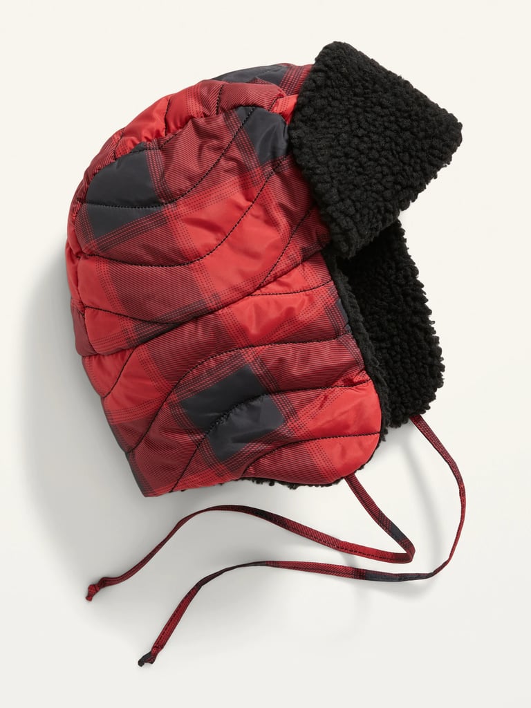 Old Navy Quilted Sherpa-Lined Trapper Hat