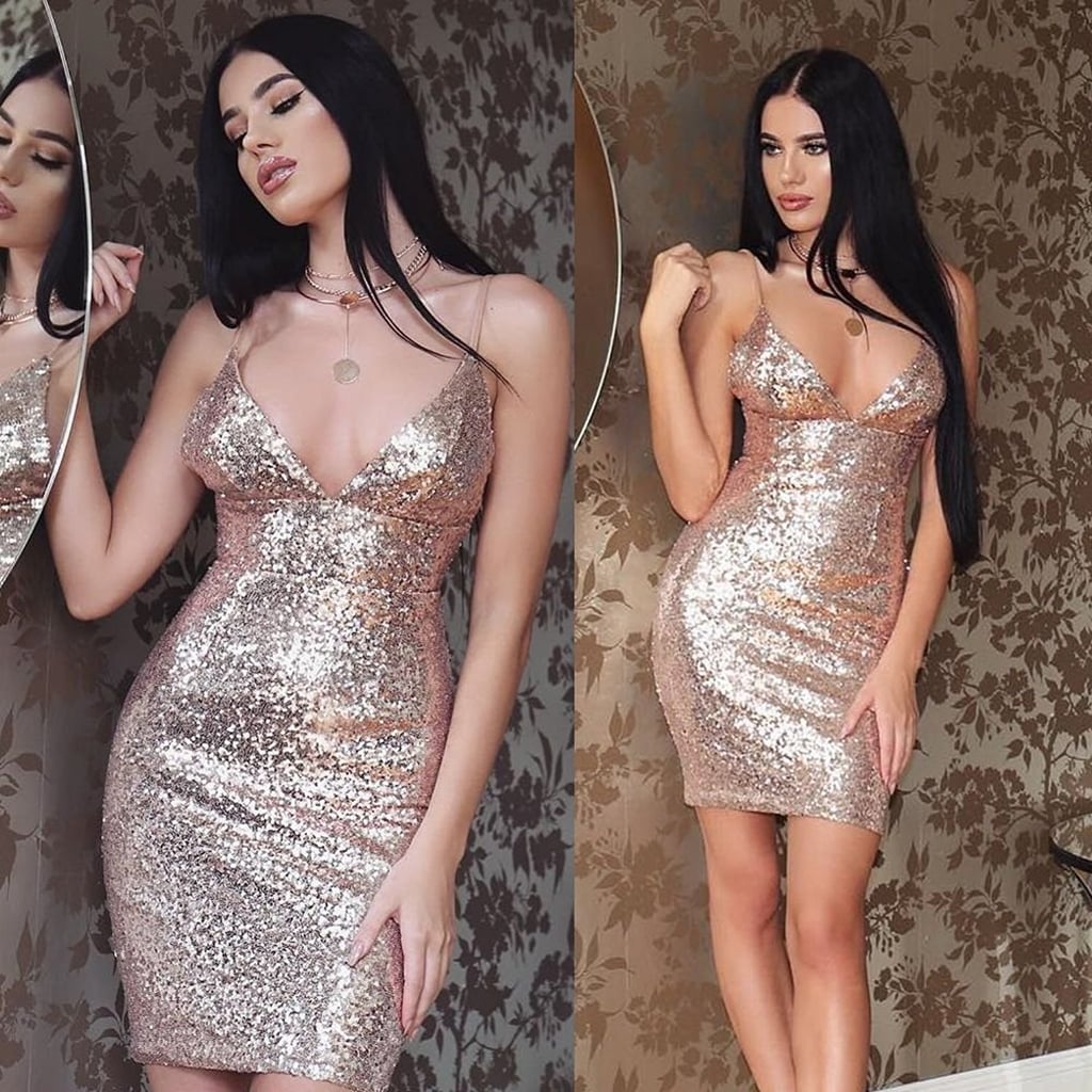 Longwu Deep-V Dress