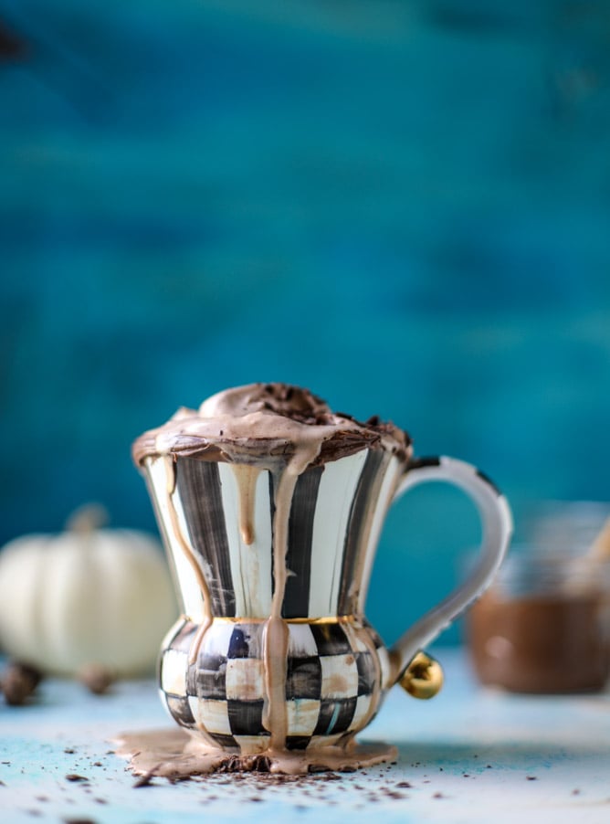 Pumpkin Nutella Hot Chocolate