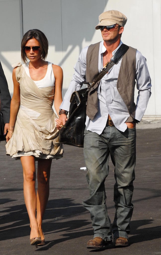 Victoria and David Beckham at the Venice Film Festival in 2006