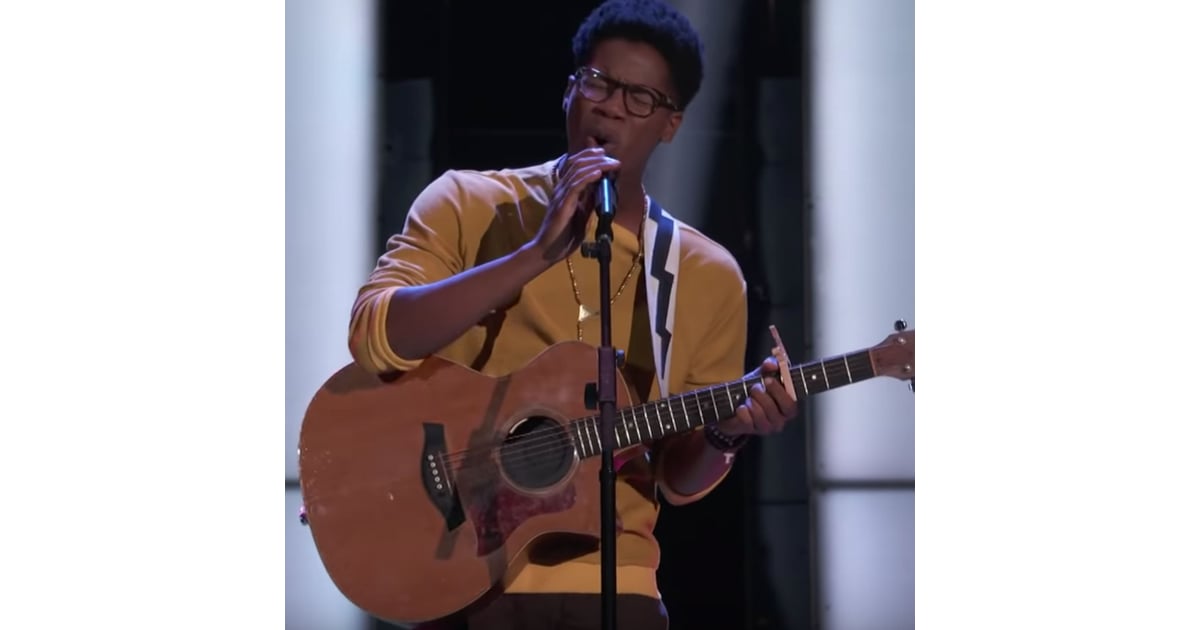 The Voice Thunderstorm Artis S Blackbird Audition Video Popsugar Entertainment Uk