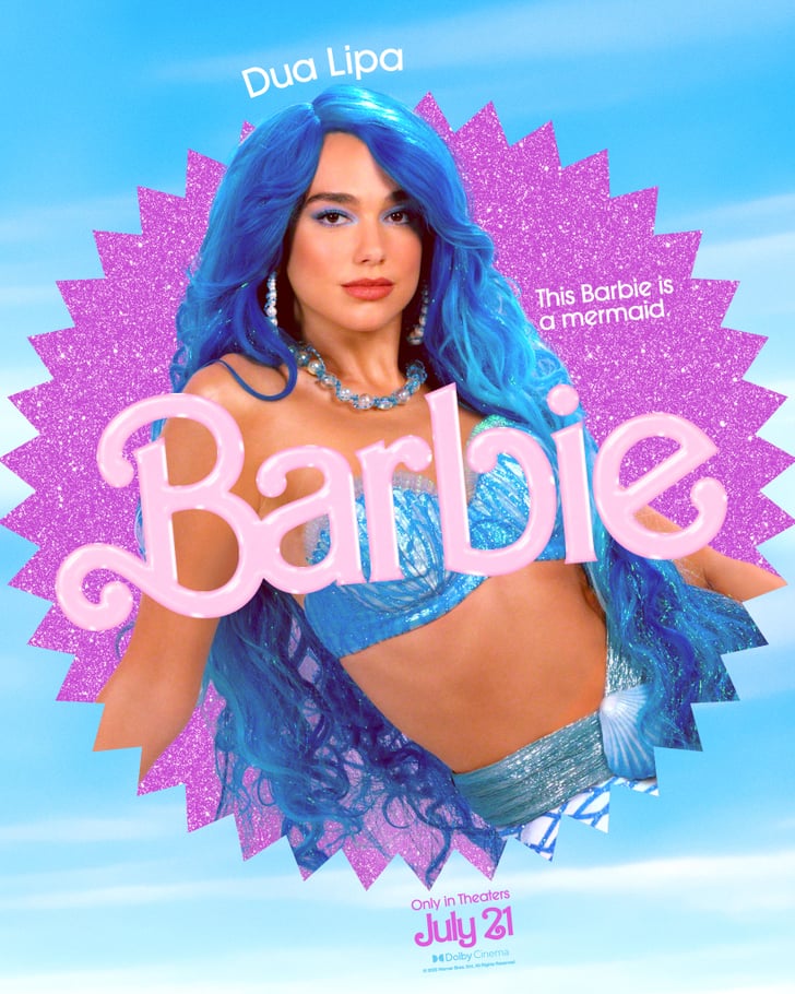 Dua Lipa "Barbie" Poster | Greta Gerwig's Barbie Movie: Trailer, Cast, Release Date | POPSUGAR