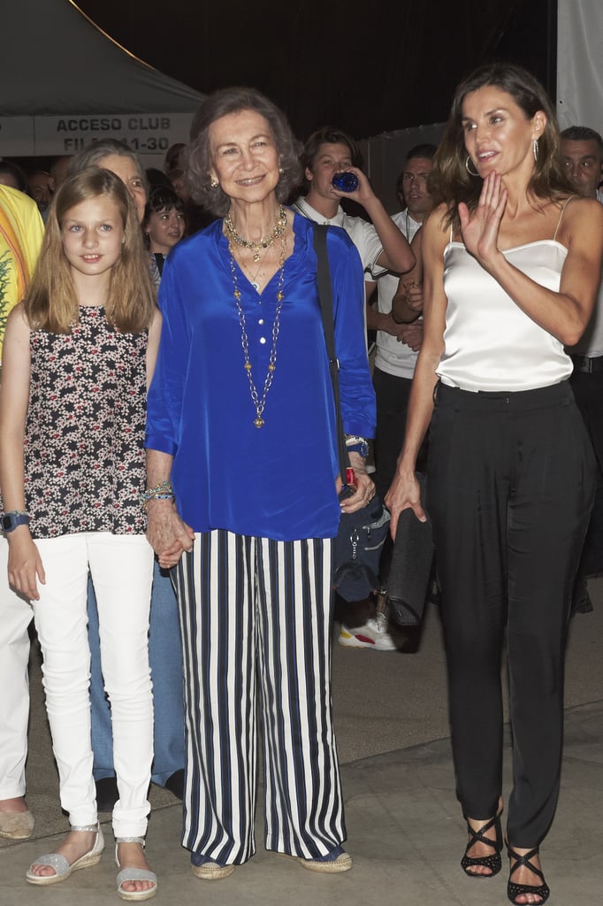 Queen Letizia's Black Sandals at Ara Malikian Concert 2018