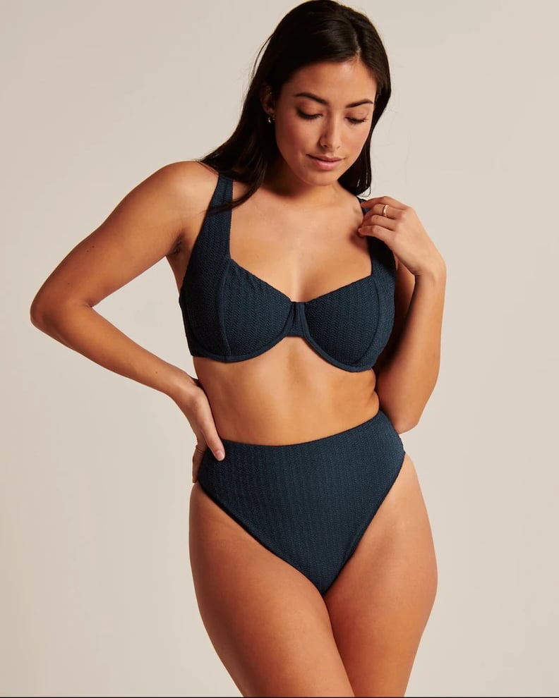 Absolutely Fabulous Tie Front Underwire Swim Top