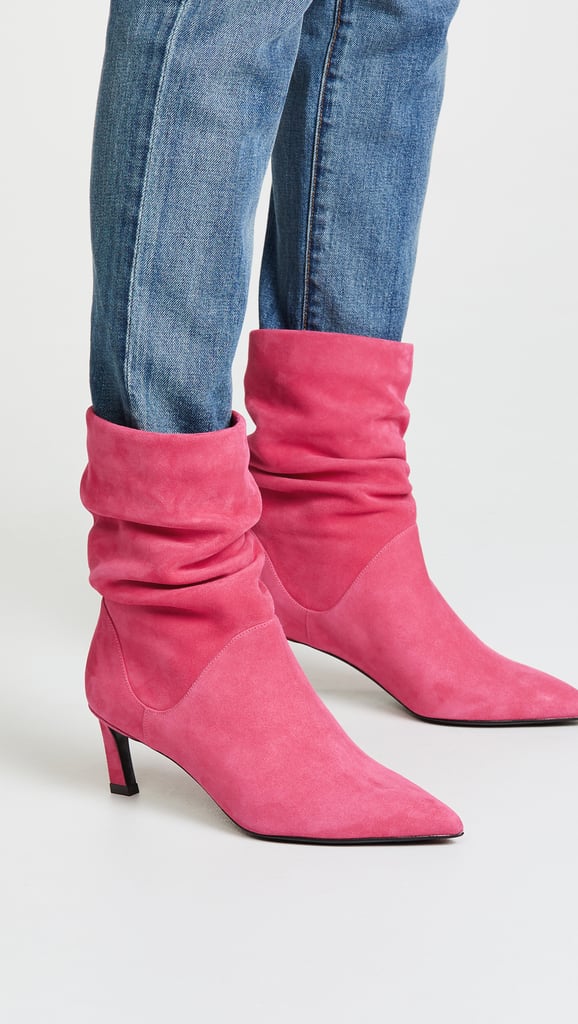 stuart weitzman pink boots