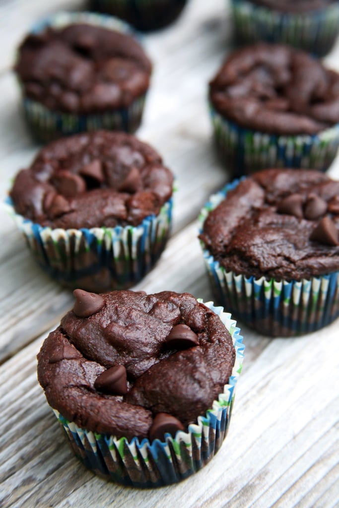 Chocolate Banana Protein Muffins