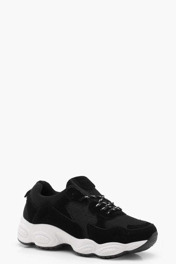 Boohoo Rose Chunky Sole Trainer