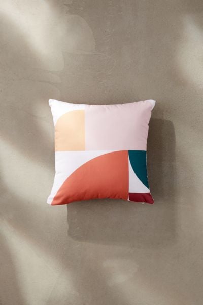 The Old Art Studio For Deny Abstract 10 Outdoor Throw Pillow