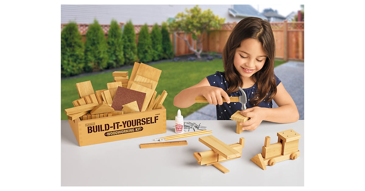 BuildItYourself Woodworking Kit The Best TechFree Toys 2020 Gift Guide POPSUGAR Family