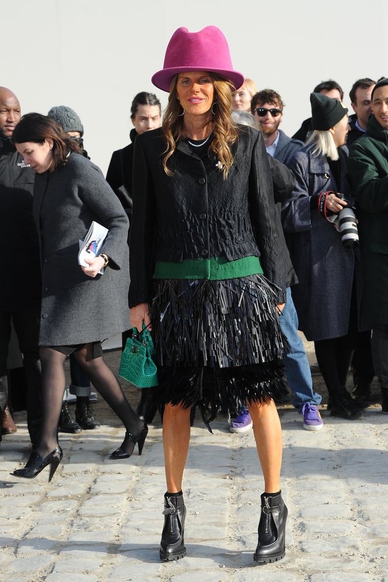 Anna Dello Russo at the Louis Vuitton Show