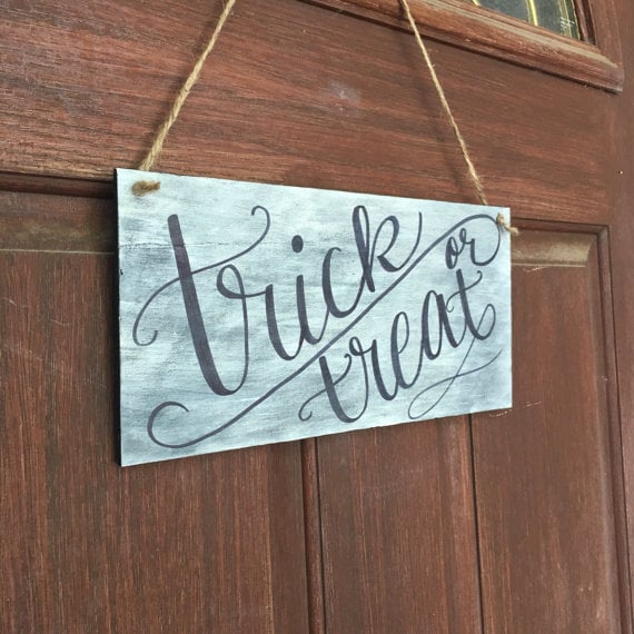 Trick-or-Treat Sign