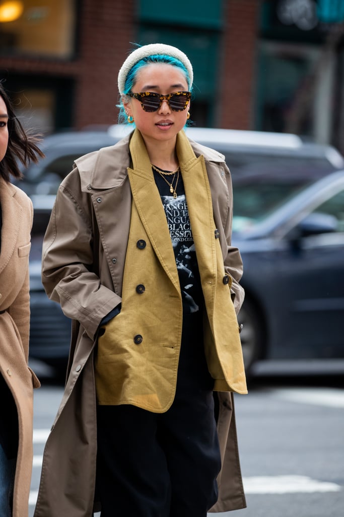 Trend Inspiration: White Headband and Messy Bun