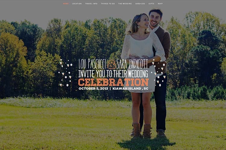 Squarespace Wedding Website