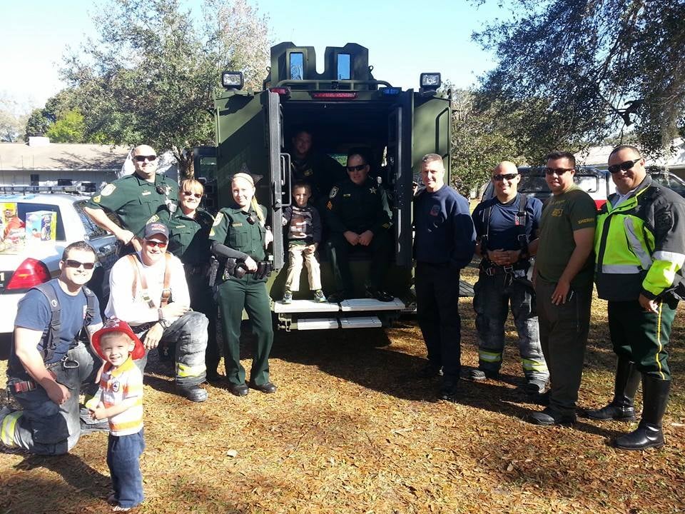 Firefighters Attend Boy With Autism's Birthday Party