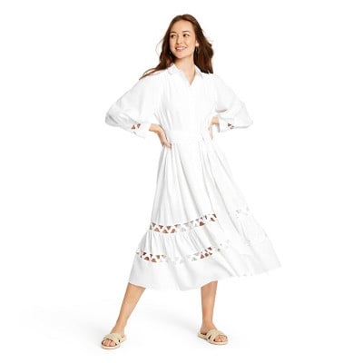 Lisa Marie Fernandez For Target Women's Ric Rac Shirtdress