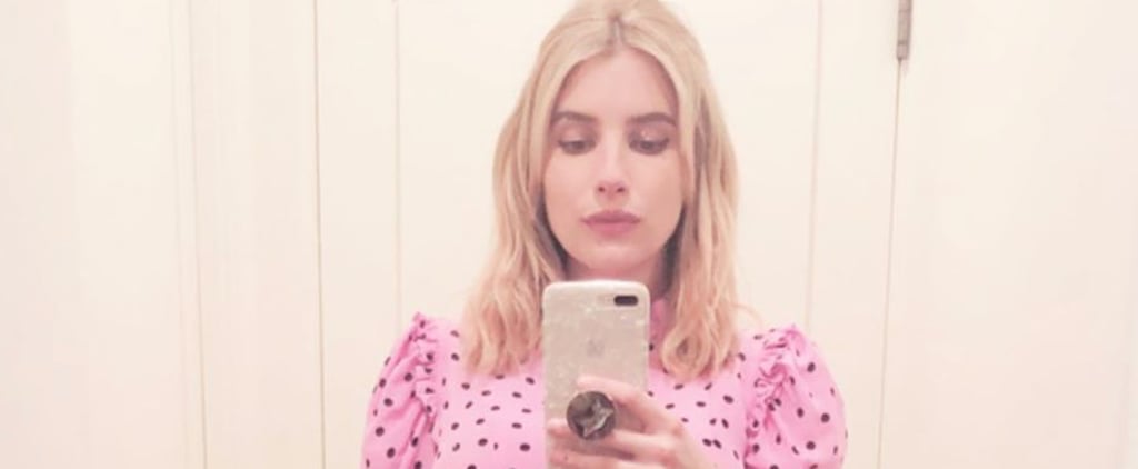 Emma Roberts Wears a Baby-Doll Maternity Dress on Instagram