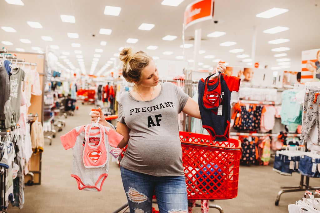 Rainbow Baby Pregnancy Photo Shoot at Target