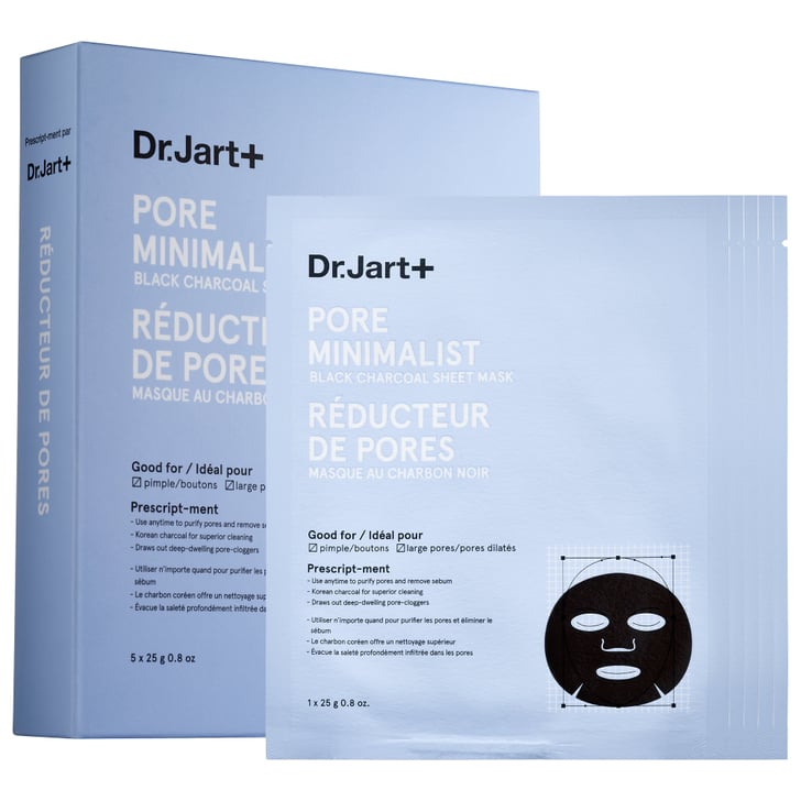 Dr. Jart+ Pore Minimalist Black Charcoal Sheet Mask Best Sheet Masks