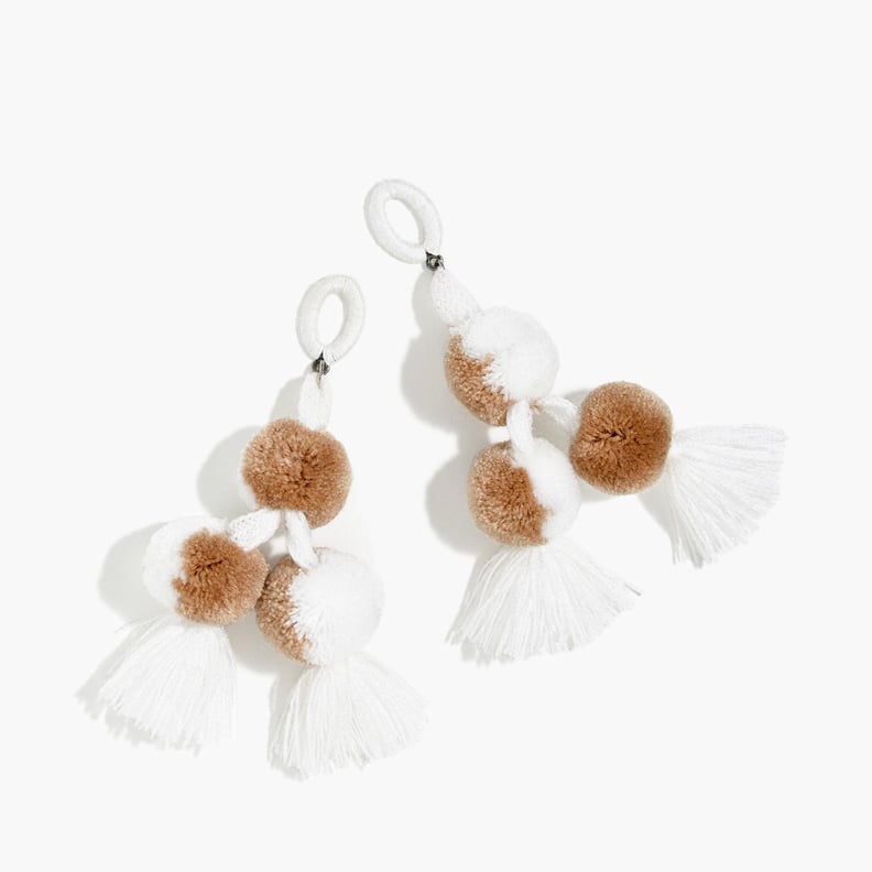 J.Crew Nannacay Pom-Pom Earrings