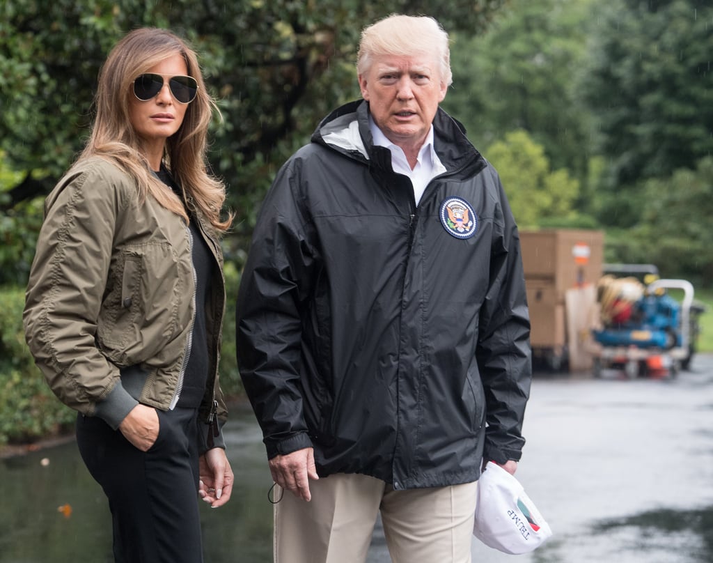 Melania Trump Wears Heels to Texas For Hurricane Harvey