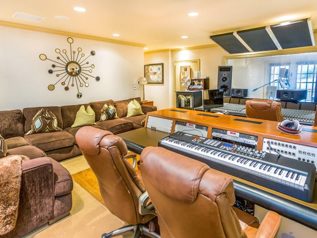 Marc and Jennifer undoubtedly recorded songs in their on-site professional recording studio.