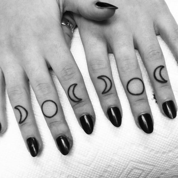 Full Moon Cute Small And Mini Spooky Halloween Tattoos Popsugar Beauty Uk Photo 47