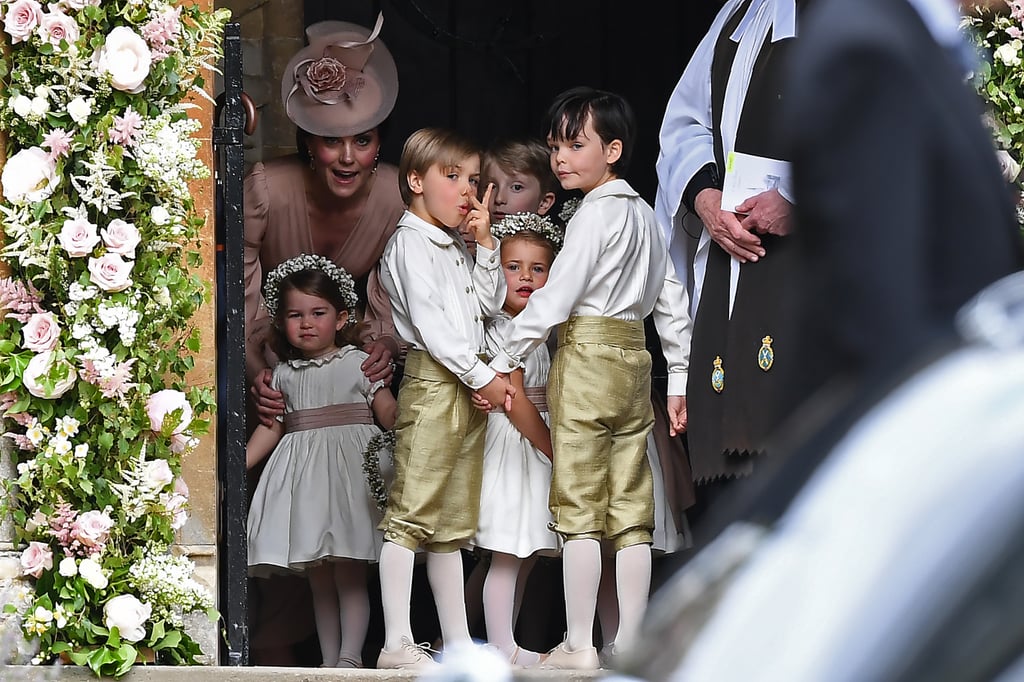 Page Boy Posing at Pippa Middleton's Wedding 2017