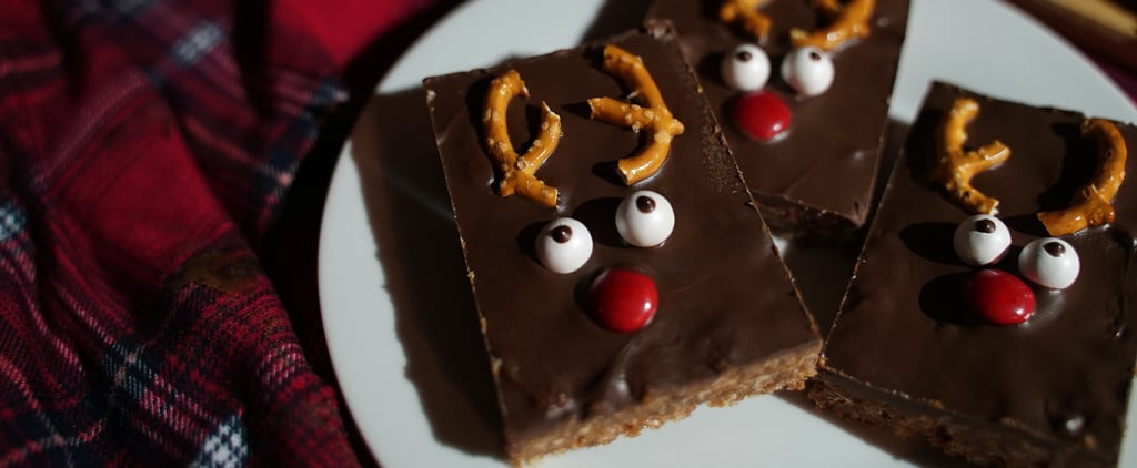 Reindeer Chocolate Rice Krispies Bars Recipe With Photos