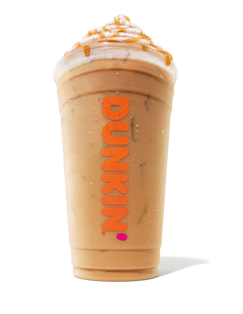 The Dunkin' Cinnamon Sugar Pumpkin Signature Latte